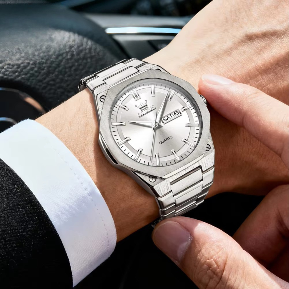 Achteckige Business Edelstahl Armbanduhr "Business della belle mare "5272“ - PITANI