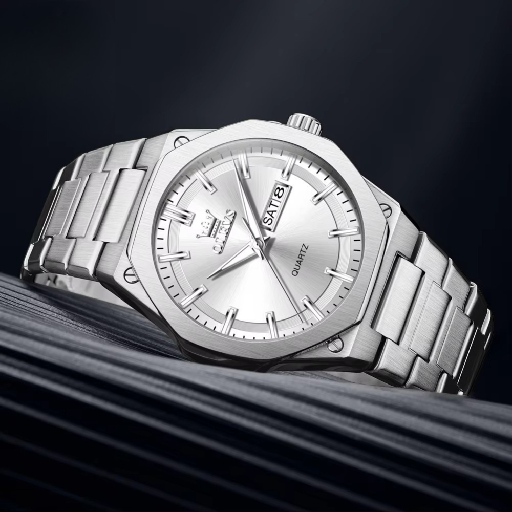 Achteckige Business Edelstahl Armbanduhr "Business della belle mare "5272“ - PITANI