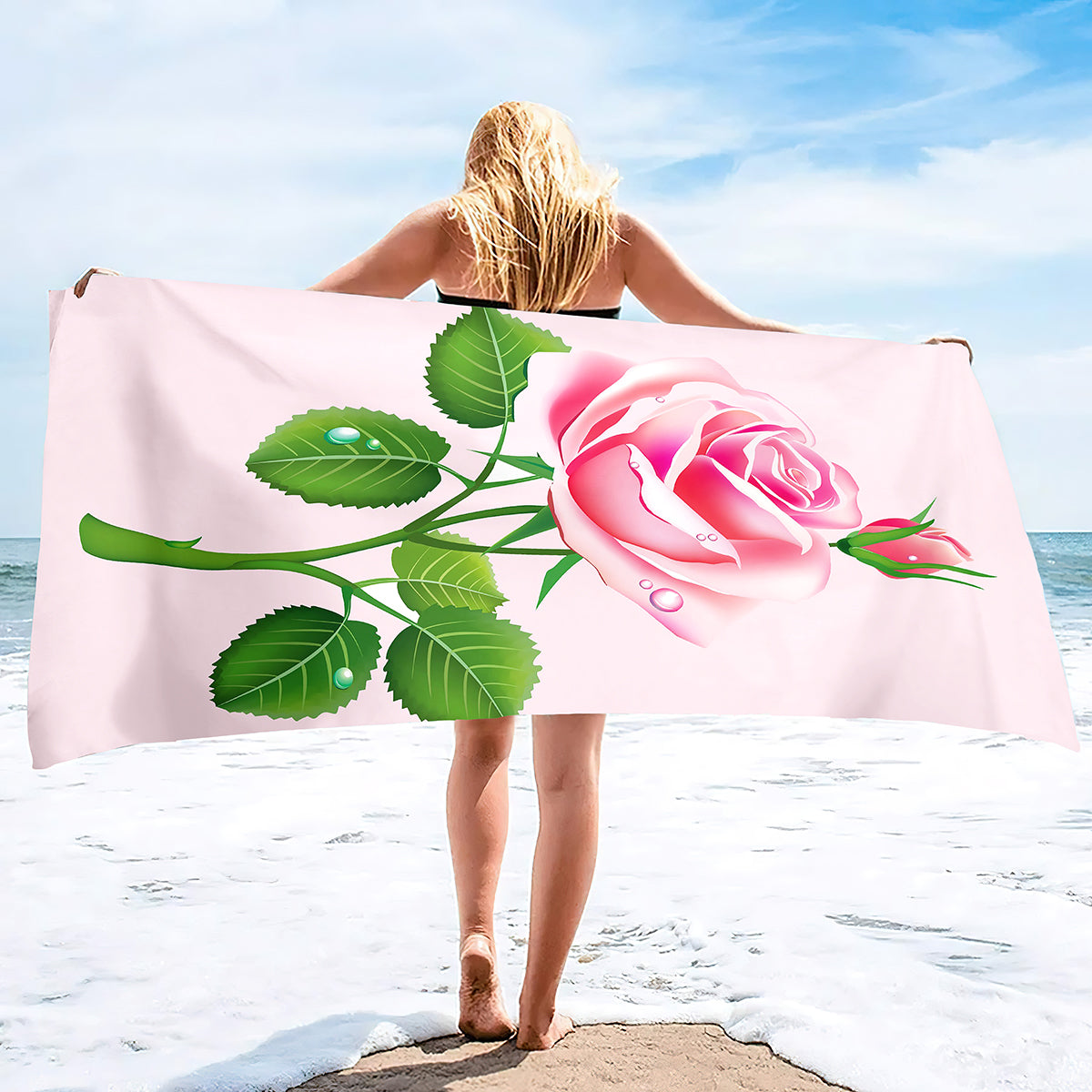 Strandhandtuch „Rosa no.531" - PITANI