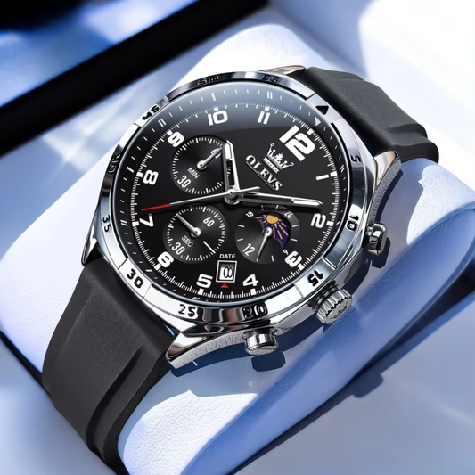 Zeitlose Silikon Armbanduhr "Fase lunare no.5274“ - PITANI