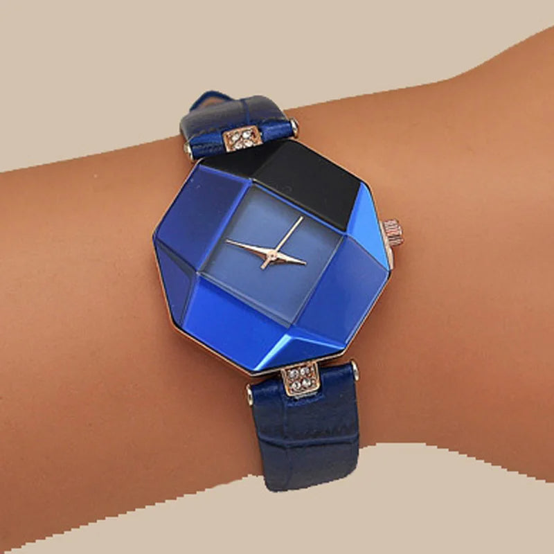 Leder Armbanduhr "Geometria no.824" - PITANI