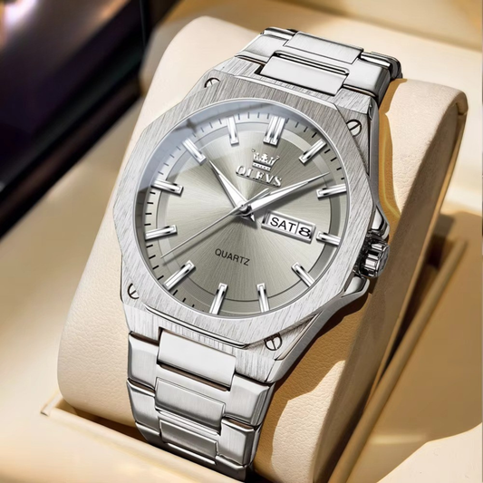 Achteckige Business Edelstahl Armbanduhr "Business della belle mare "5272“ - PITANI