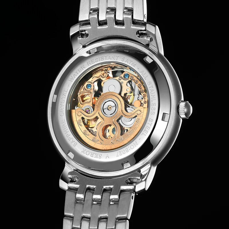 Edelstahl Automatik Armbanduhr "Orologio con Diamanti no.115" - PITANI