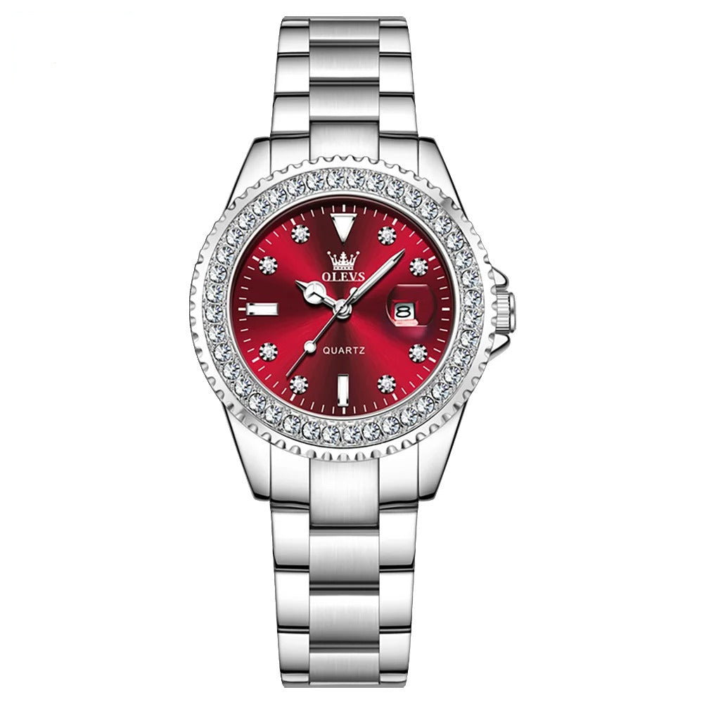Leder Glitzer Armbanduhr "Diamante belle O rologiono.3244“ - PITANI