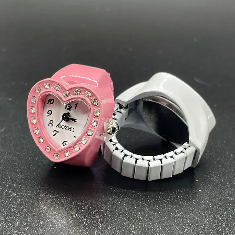 Ring/Fingeruhr "Cuore Rosa no.390" - PITANI
