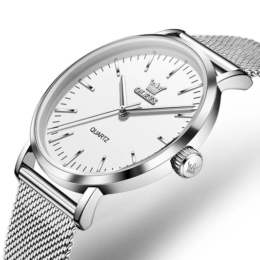 Schlichte minimalistisch dünne Edelstahl Armbanduhr "Orologio bele monde no.5311“ - PITANI
