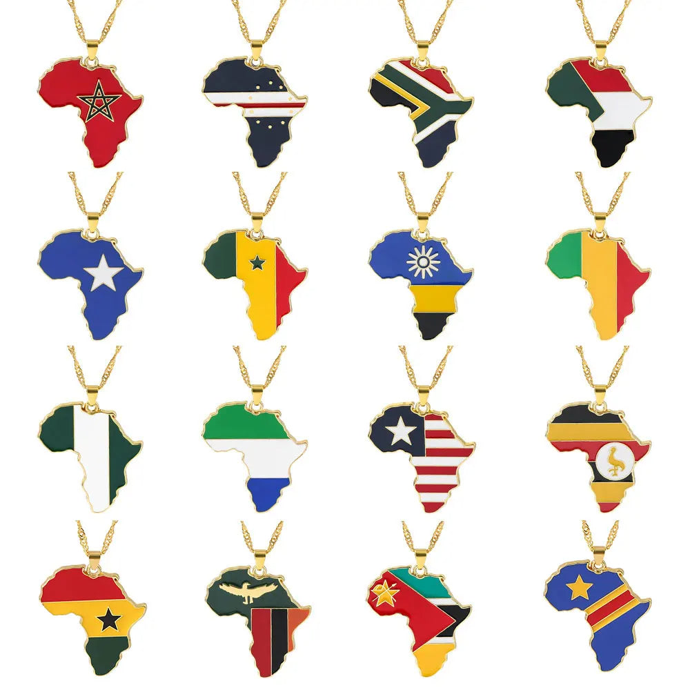 Edelstahl Halskette "Paese Della Nigeria" - PITANI