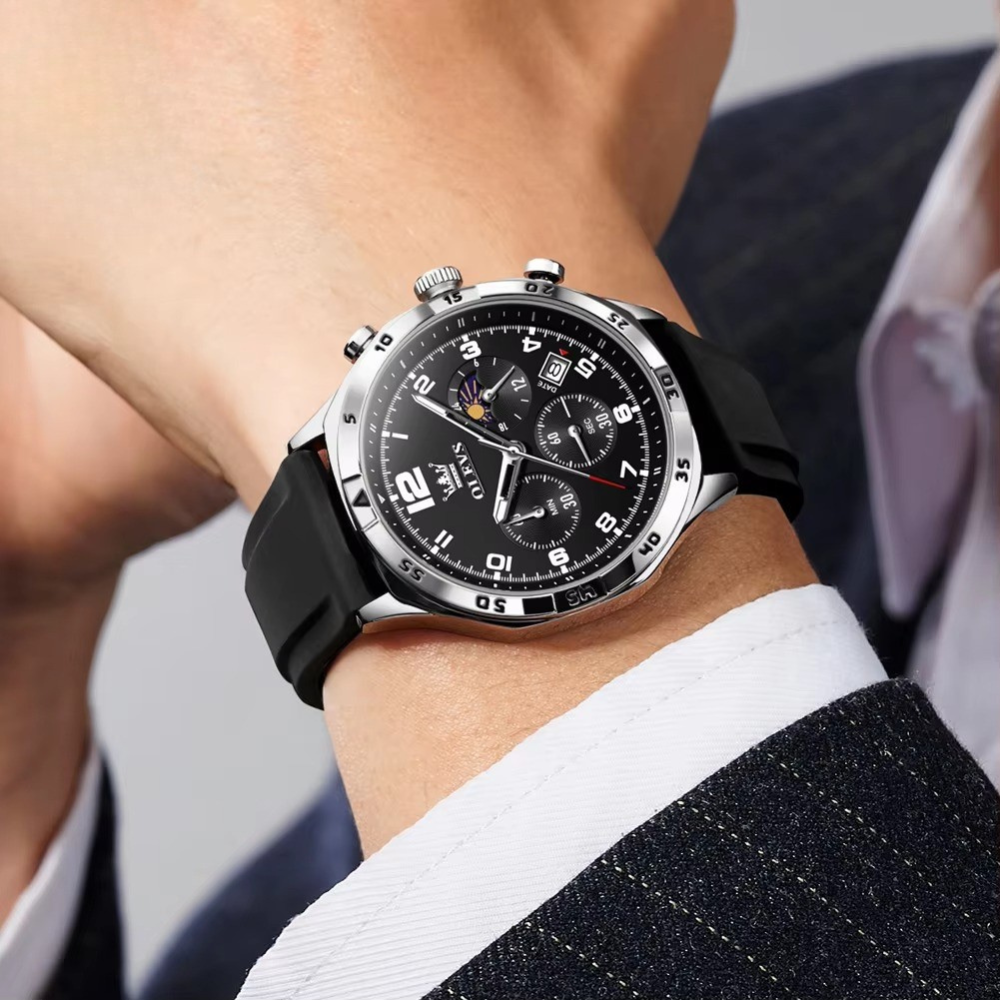 Zeitlose Silikon Armbanduhr "Fase lunare no.5274“ - PITANI