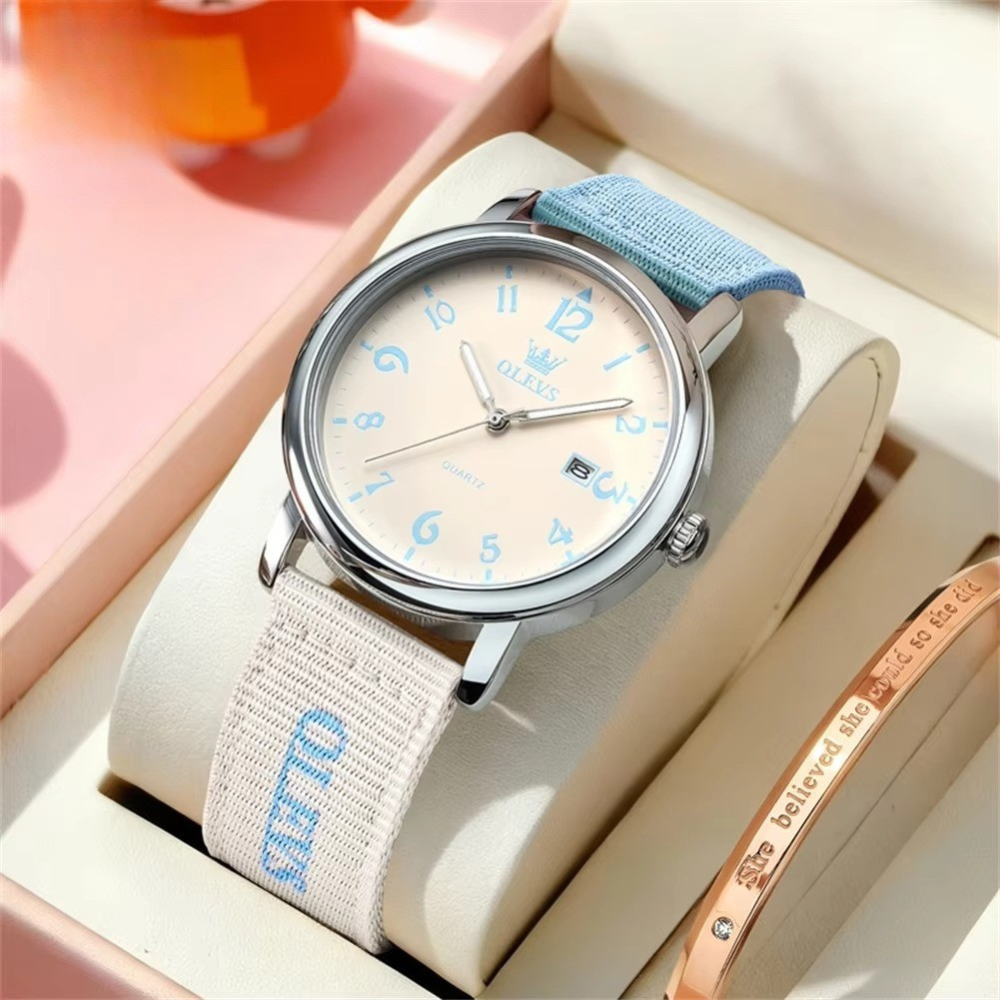 Modische zweifarbige Armbanduhr "Calendario Freestyle no.3236“ - PITANI