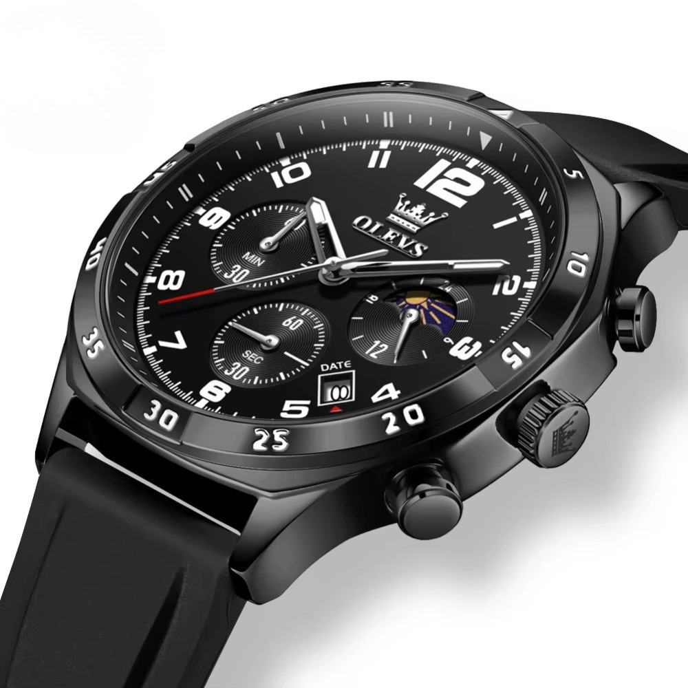 Zeitlose Silikon Armbanduhr "Fase lunare no.5274“ - PITANI