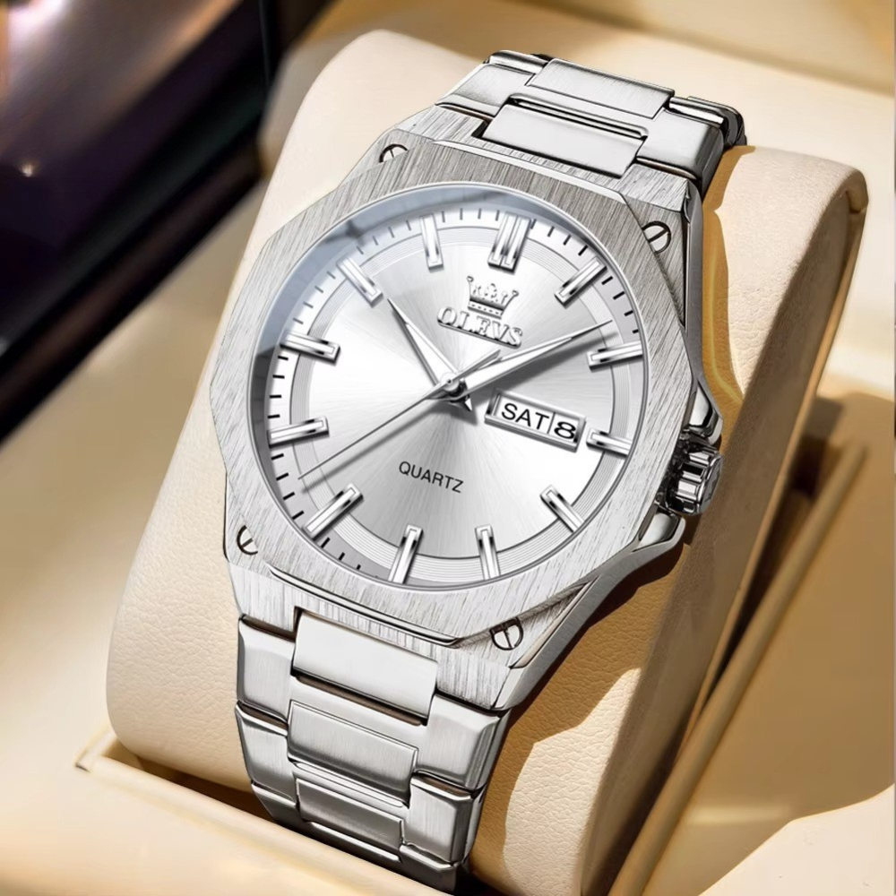 Elegante achteckige Edelstahl Armbanduhr "Orologio bella del mare no.5298“ - PITANI
