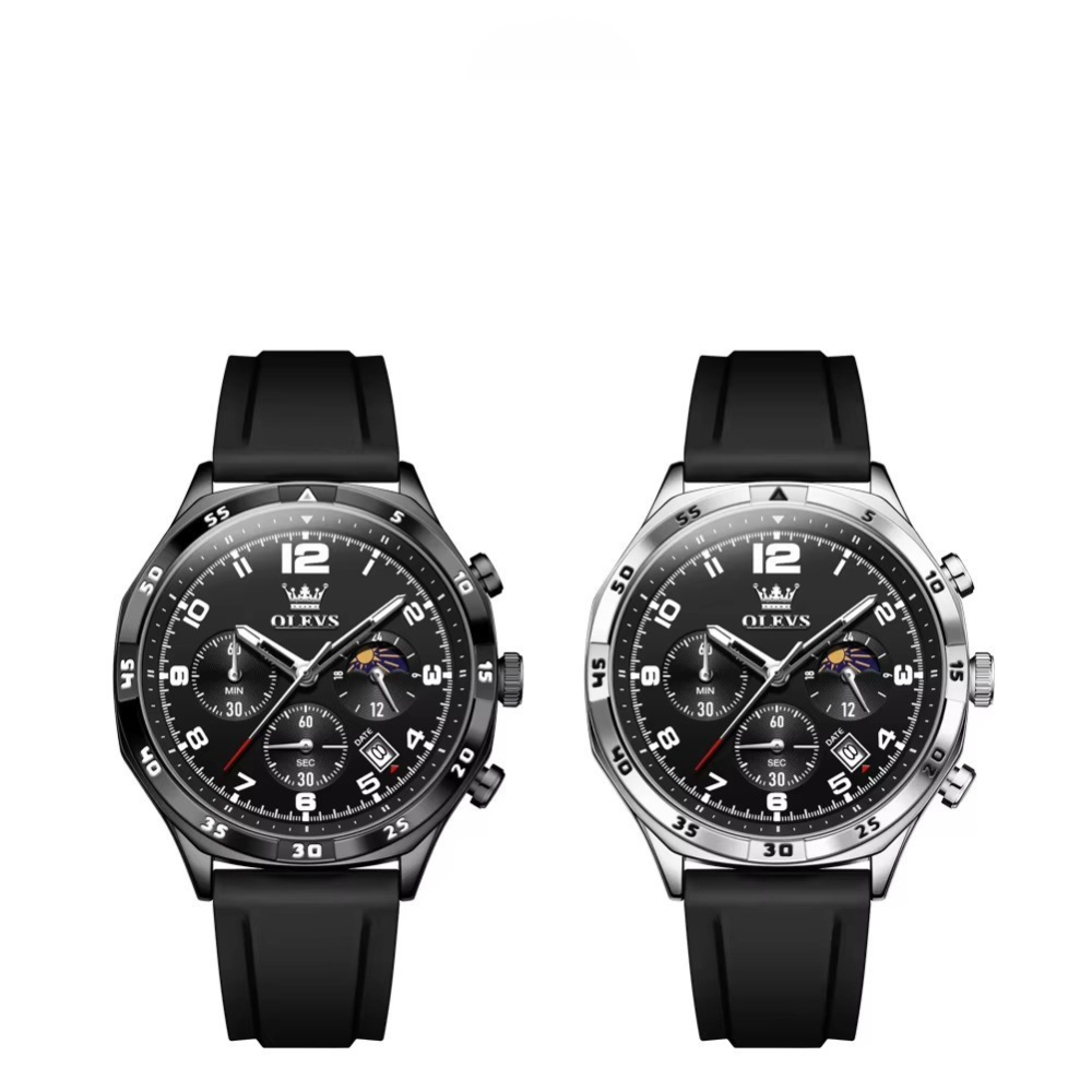 Zeitlose Silikon Armbanduhr "Fase lunare no.5274“ - PITANI