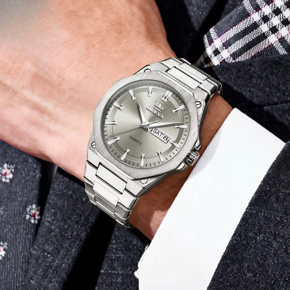 Elegante achteckige Edelstahl Armbanduhr "Orologio bella del mare no.5298“ - PITANI