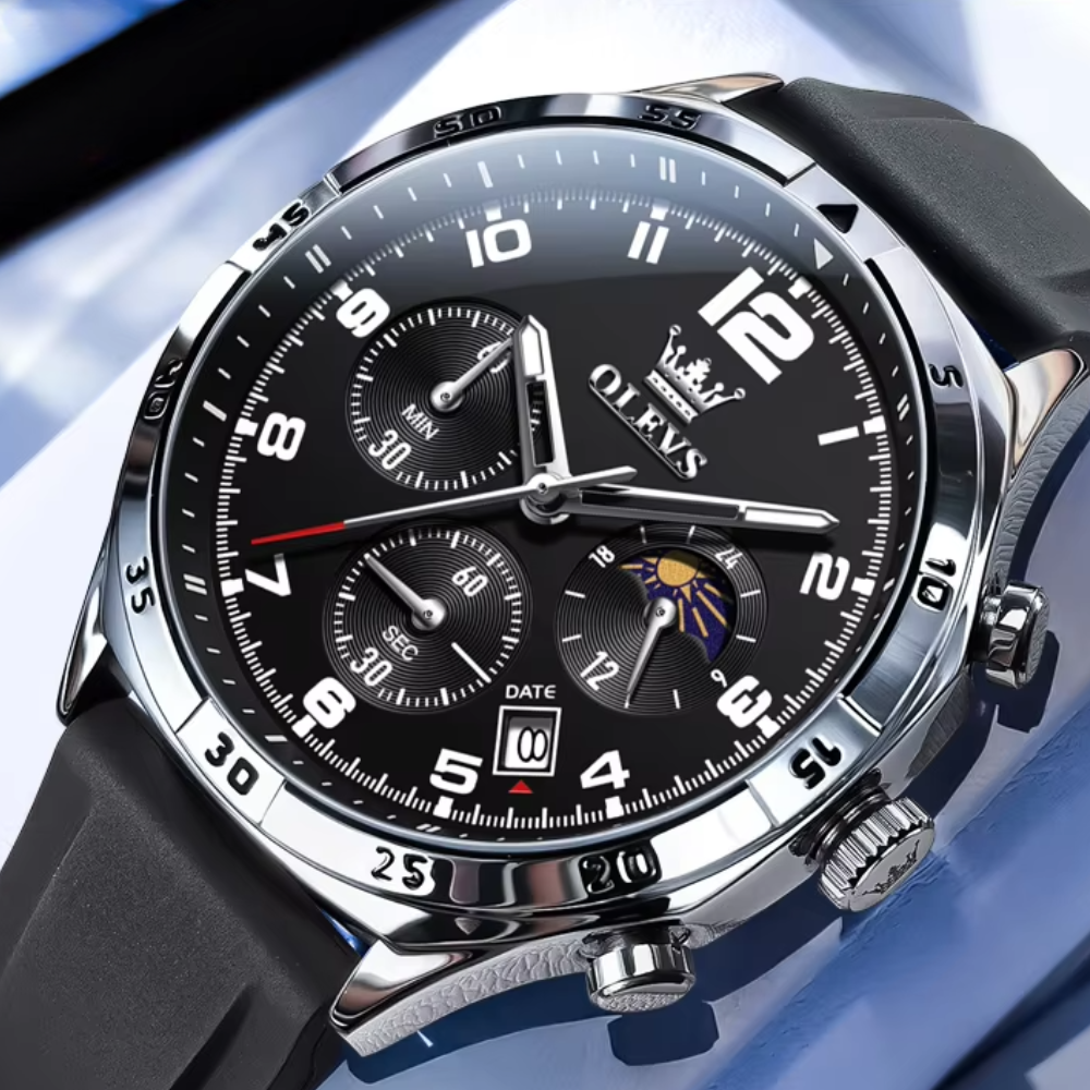 Zeitlose Silikon Armbanduhr "Fase lunare no.5274“ - PITANI