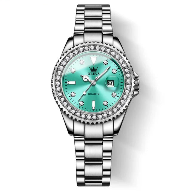 Leder Glitzer Armbanduhr "Diamante belle O rologiono.3244“ - PITANI