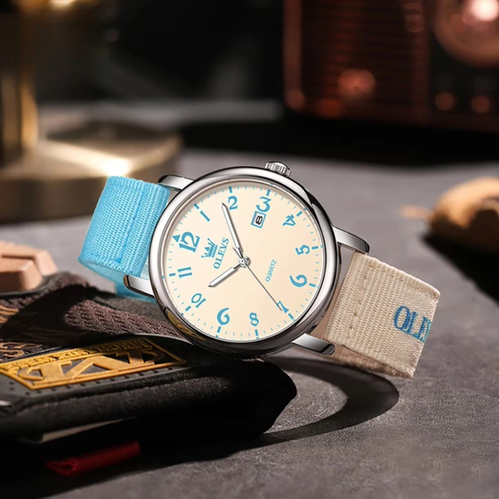 Modische zweifarbige Armbanduhr "Calendario Freestyle no.3236“ - PITANI