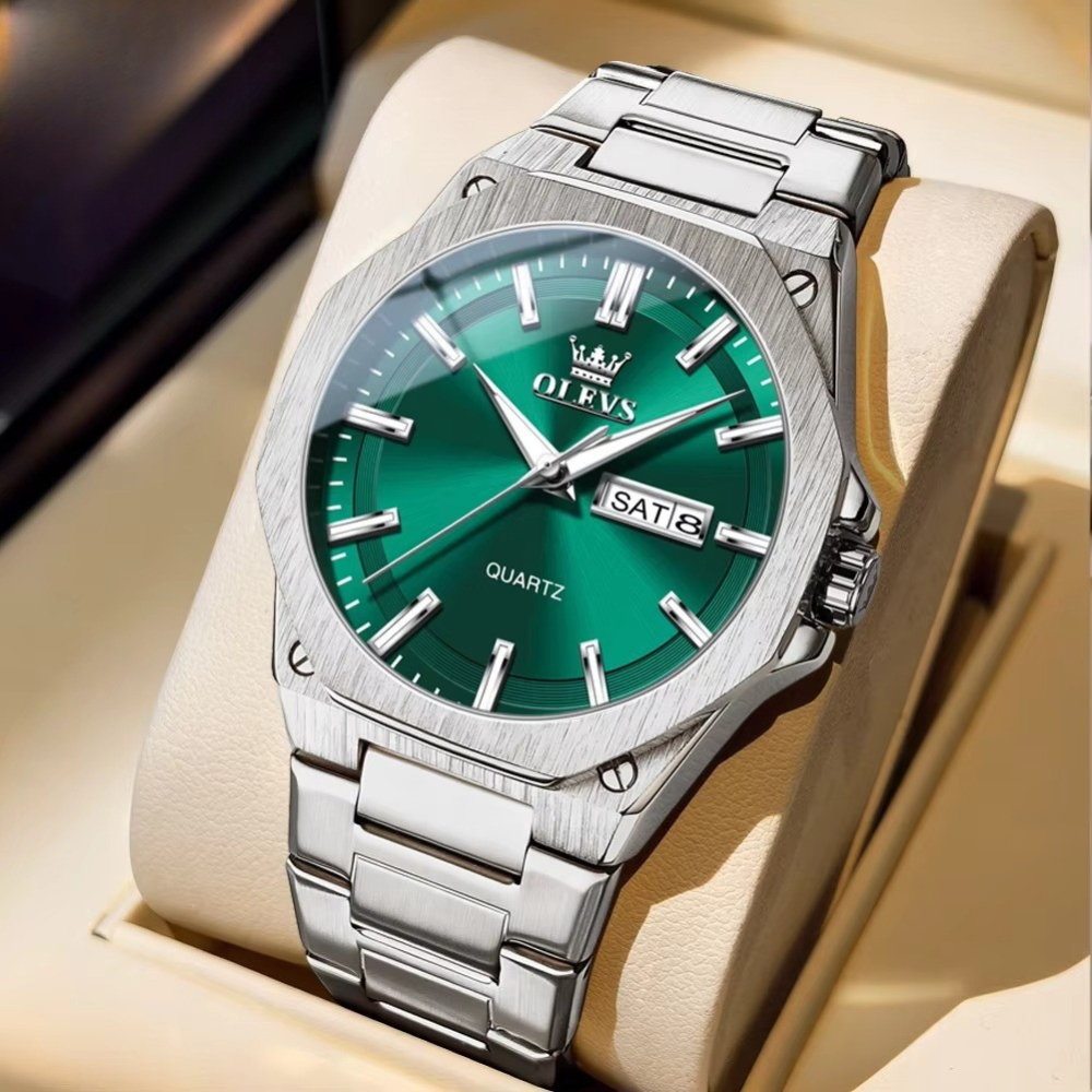 Elegante achteckige Edelstahl Armbanduhr "Orologio bella del mare no.5298“ - PITANI