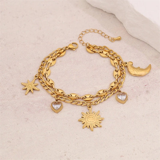 Edelstahl Armband mit verschiedenen Motiven "Nuova Moda no.5303" - PITANI