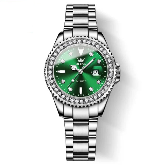 Leder Glitzer Armbanduhr "Diamante belle O rologiono.3244“ - PITANI