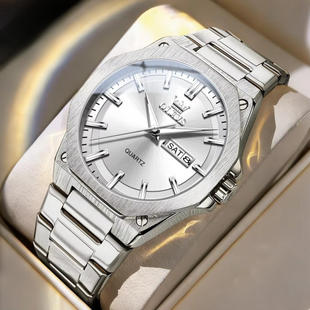 Achteckige Business Edelstahl Armbanduhr "Business della belle mare "5272“ - PITANI