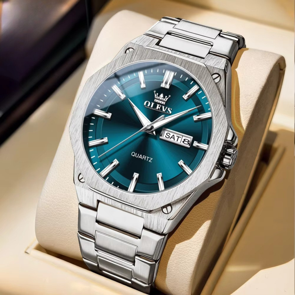 Elegante achteckige Edelstahl Armbanduhr "Orologio bella del mare no.5298“ - PITANI