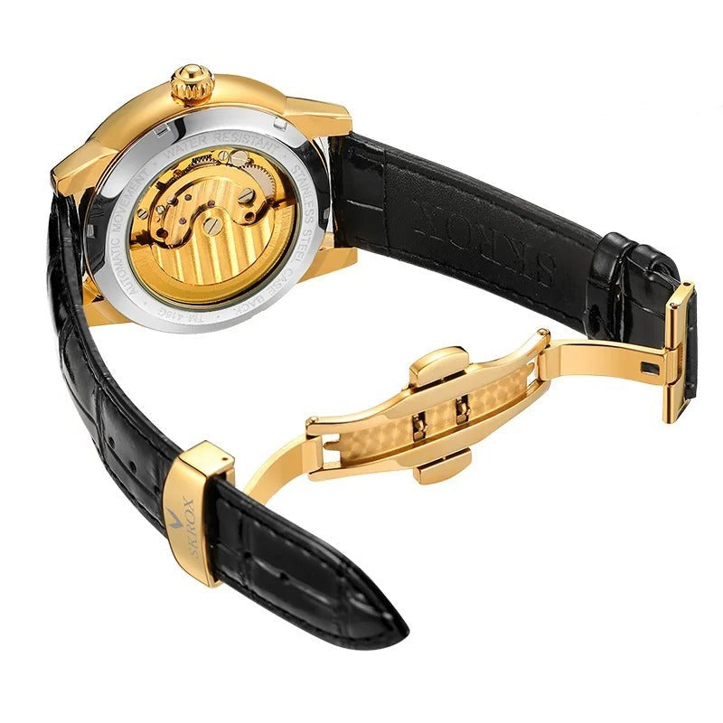 Leder Automatik Armbanduhr "Orologio di Diamante Elegante no.191" - PITANI