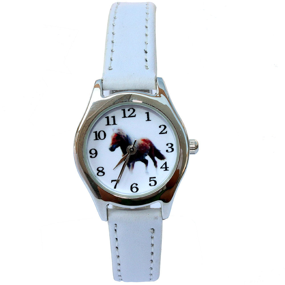 Damenuhr mit Pferdemotiv – Analoge Quarzuhr Armbanduhr no.3298 - PITANI