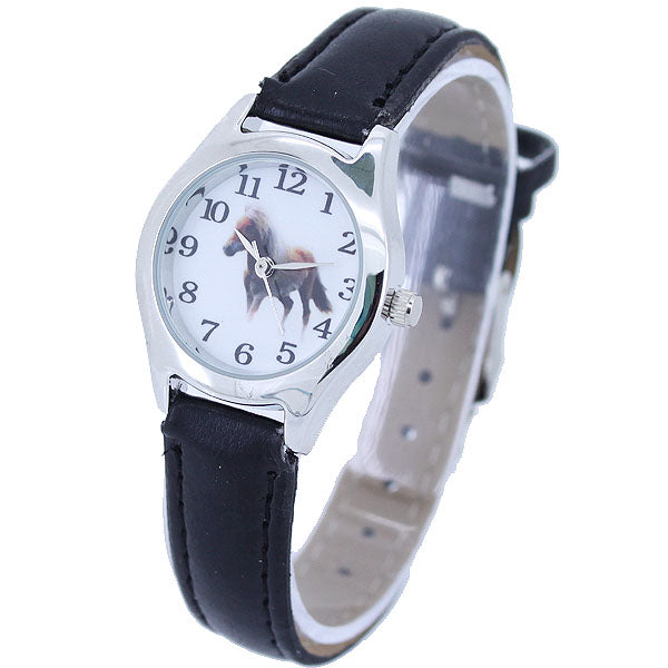 Damenuhr mit Pferdemotiv – Analoge Quarzuhr Armbanduhr no.3298 - PITANI