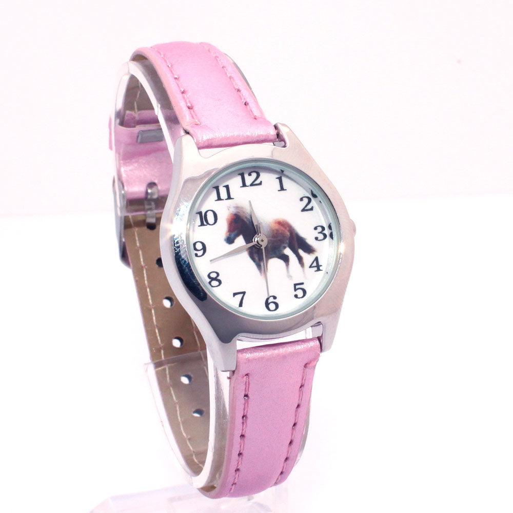 Damenuhr mit Pferdemotiv – Analoge Quarzuhr Armbanduhr no.3298 - PITANI
