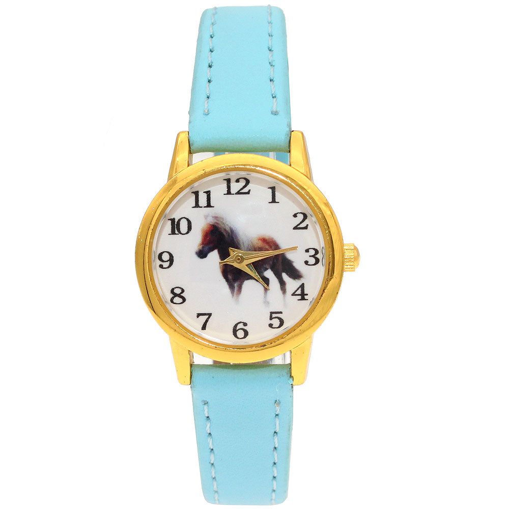 Damenuhr mit Pferdemotiv – Analoge Quarzuhr Armbanduhr no.3298 - PITANI