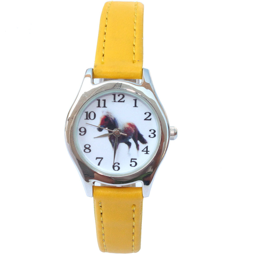 Damenuhr mit Pferdemotiv – Analoge Quarzuhr Armbanduhr no.3298 - PITANI