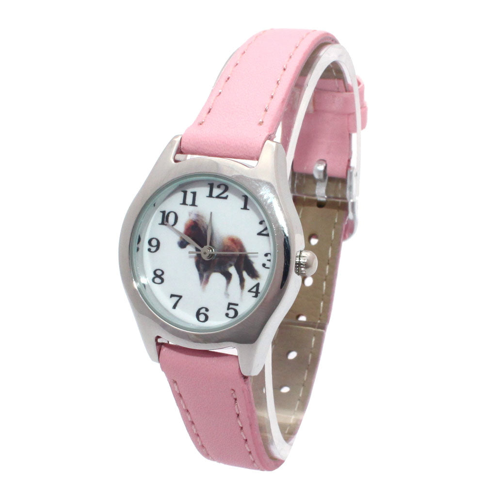 Damenuhr mit Pferdemotiv – Analoge Quarzuhr Armbanduhr no.3298 - PITANI