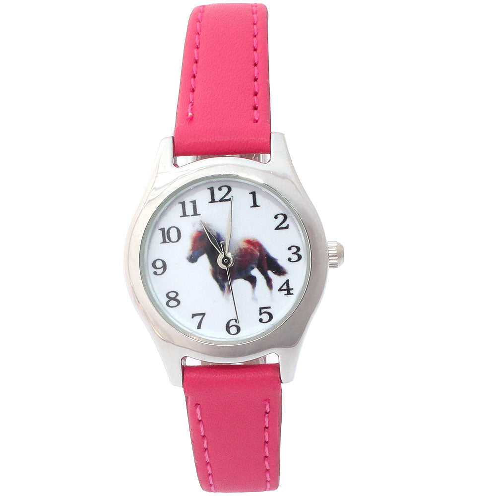 Damenuhr mit Pferdemotiv – Analoge Quarzuhr Armbanduhr no.3298 - PITANI