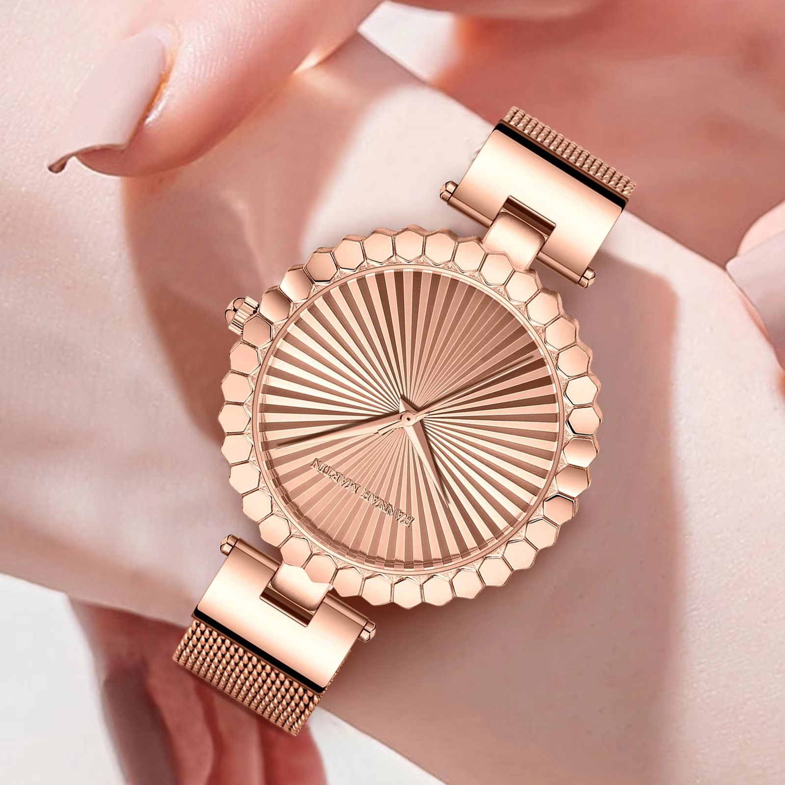 Gestreifte Armbanduhr "Acciaio semplice di alta qualità no.3178" - PITANI