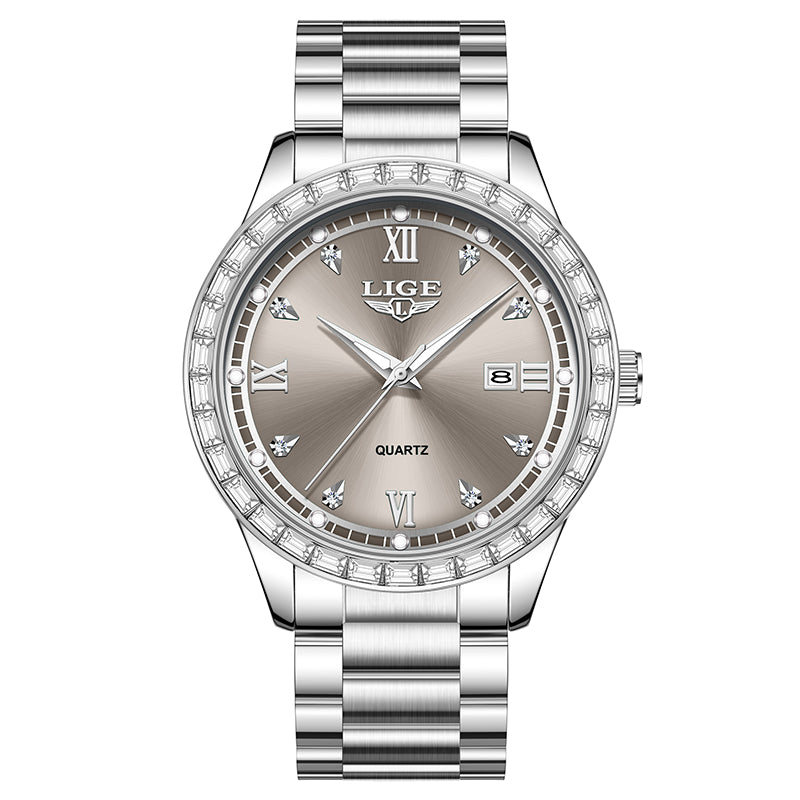Elegante Damen Armbanduhr mit Edelstahlarmband – Stilvolle Quarzuhr Armbanduhr no.3286 - PITANI
