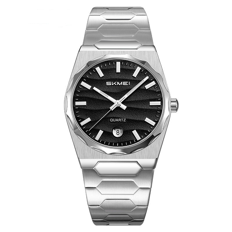 Elegante Herren Quarz-Armbanduhr aus Edelstahl – Business- Armbanduhr – no. 5357 - PITANI