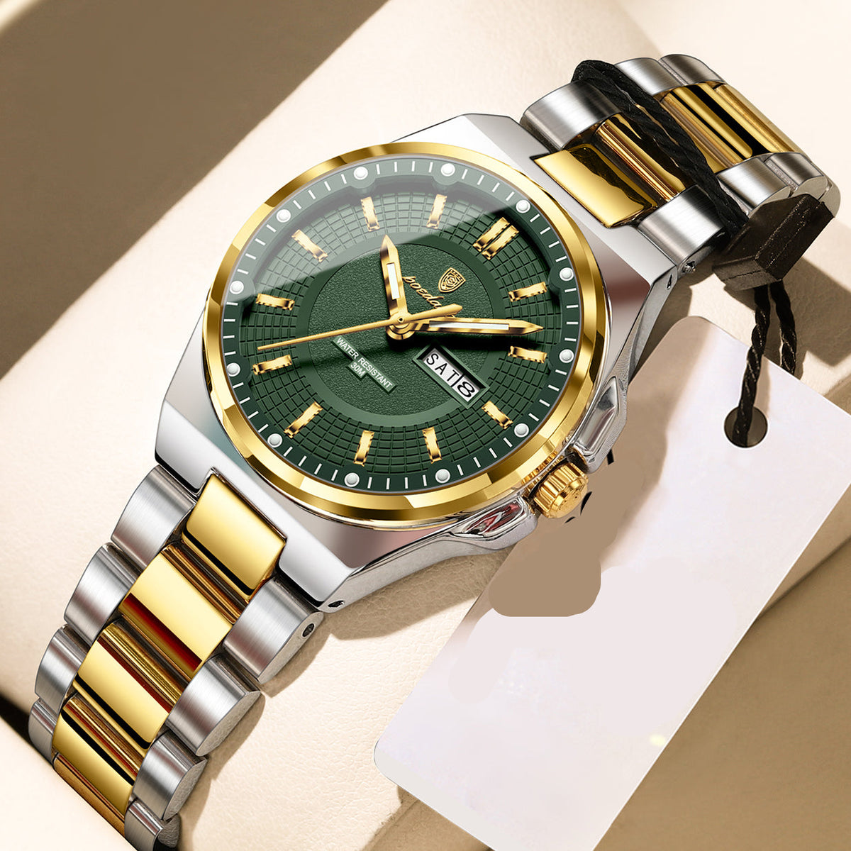 Elegante Damen Quarzarmbanduhr mit Datum & Wochentagsanzeige Armbanduhr no.3285 - PITANI