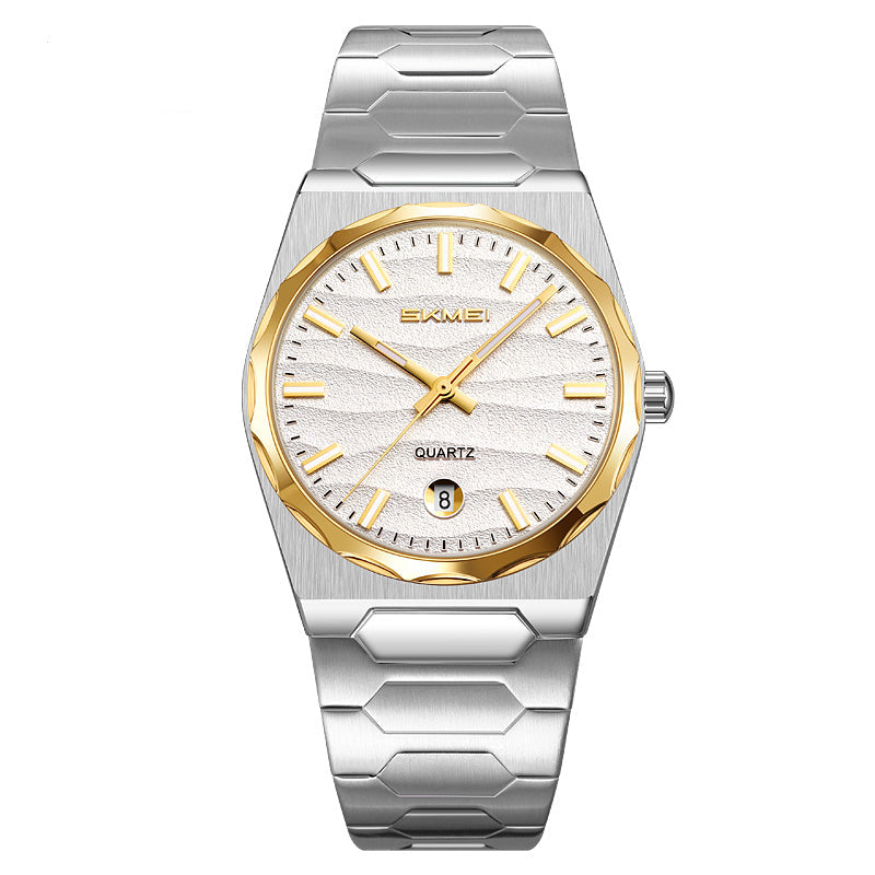 Elegante Herren Quarz-Armbanduhr aus Edelstahl – Business- Armbanduhr – no. 5357 - PITANI