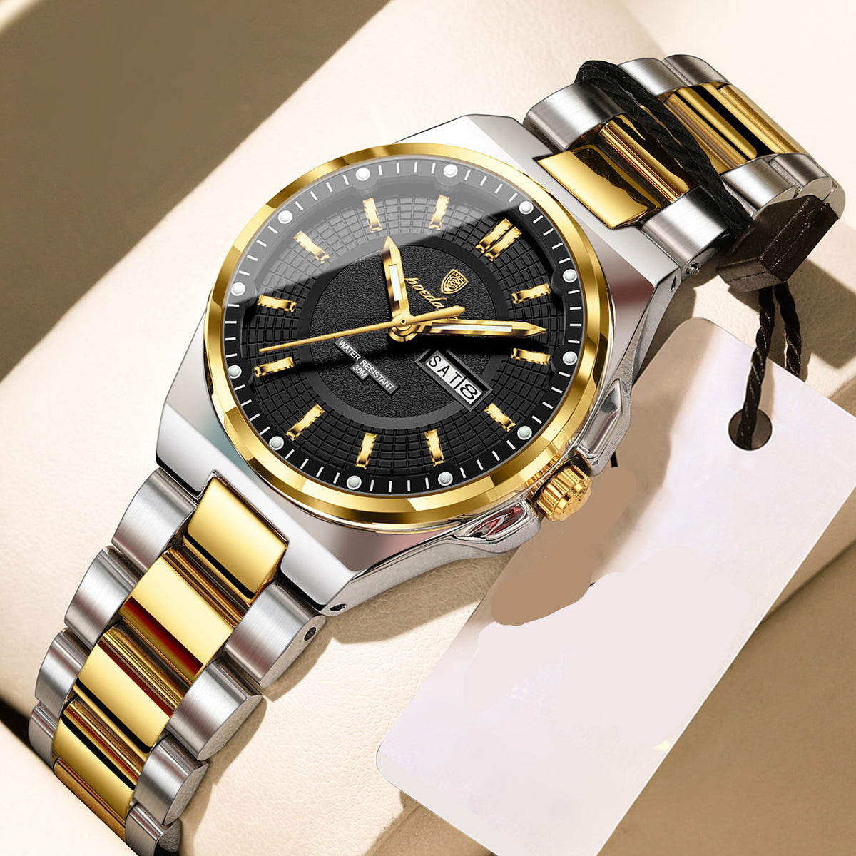 Elegante Damen Quarzarmbanduhr mit Datum & Wochentagsanzeige Armbanduhr no.3285 - PITANI
