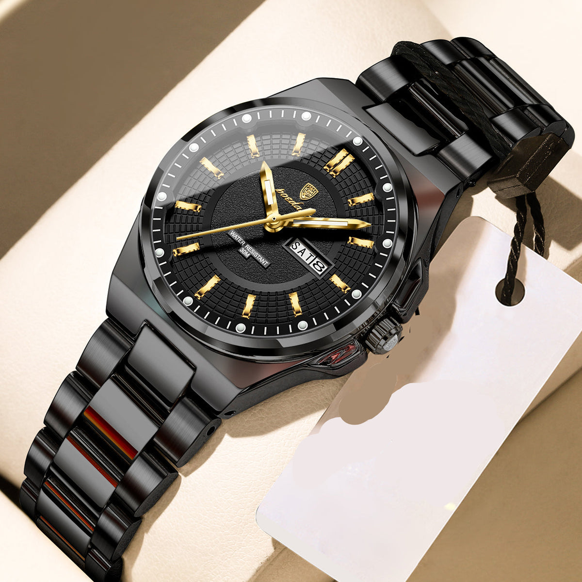 Elegante Damen Quarzarmbanduhr mit Datum & Wochentagsanzeige Armbanduhr no.3285 - PITANI