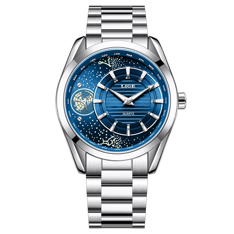 Robuste Elegante Herren Quarz-Armbanduhr – Bicolores Design Armbanduhr – no. 5359 - PITANI