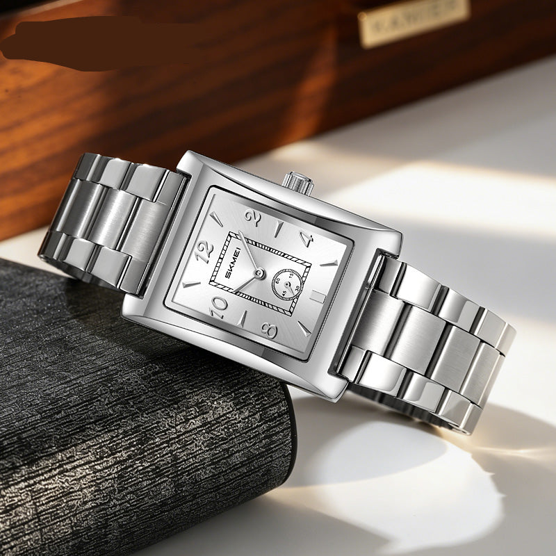 Elegante Herren Quarz-Armbanduhr – Rechteckiges Design Armbanduhr – no. 5363 - PITANI