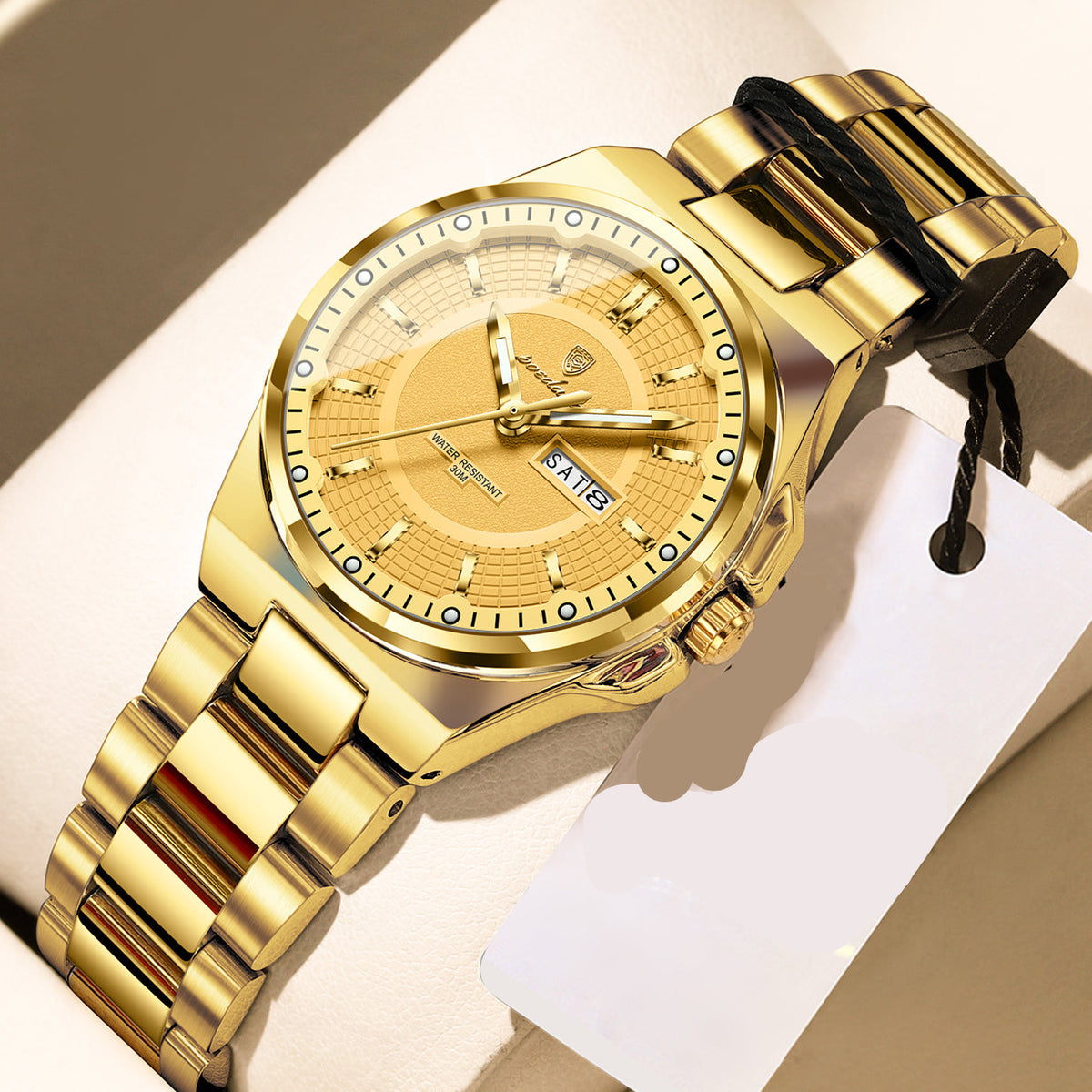 Elegante Damen Quarzarmbanduhr mit Datum & Wochentagsanzeige Armbanduhr no.3285 - PITANI
