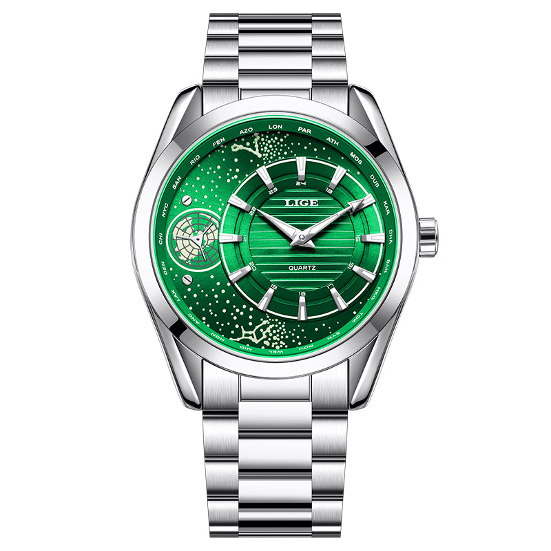 Robuste Elegante Herren Quarz-Armbanduhr – Bicolores Design Armbanduhr – no. 5359 - PITANI