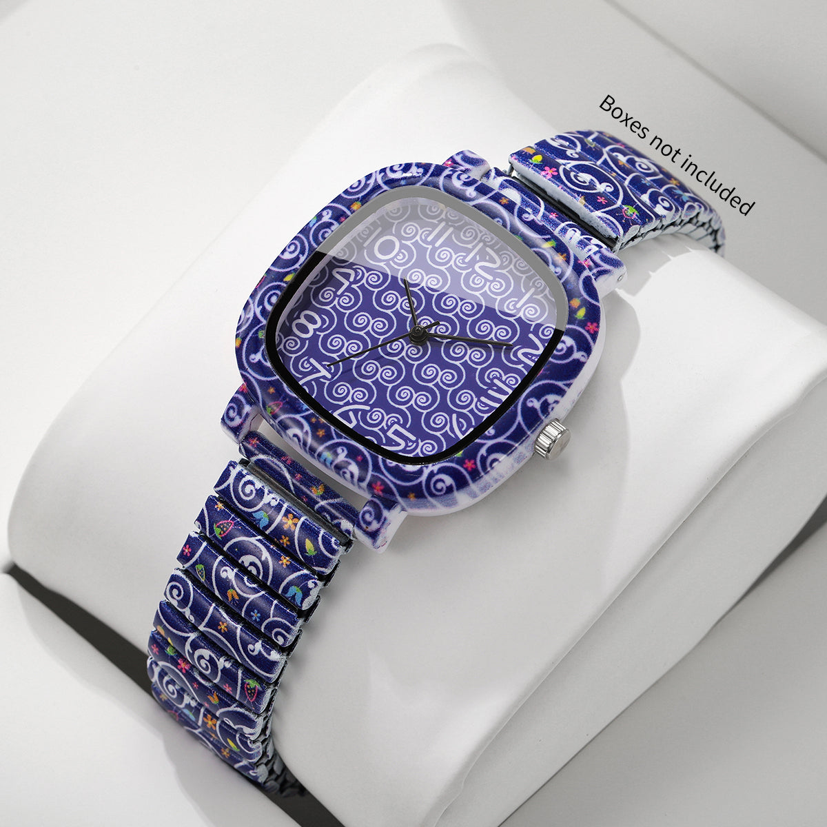 Modische Damen Armbanduhr mit Regenbogen-Farbverlauf – Quadratische Quarzuhr Armbanduhr no.3287 - PITANI