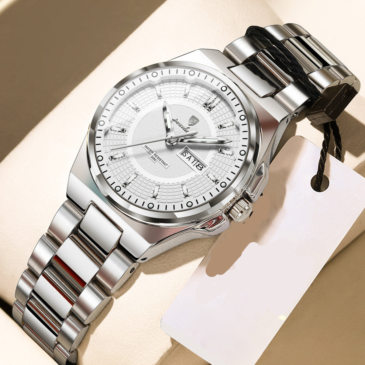 Elegante Damen Quarzarmbanduhr mit Datum & Wochentagsanzeige Armbanduhr no.3285 - PITANI