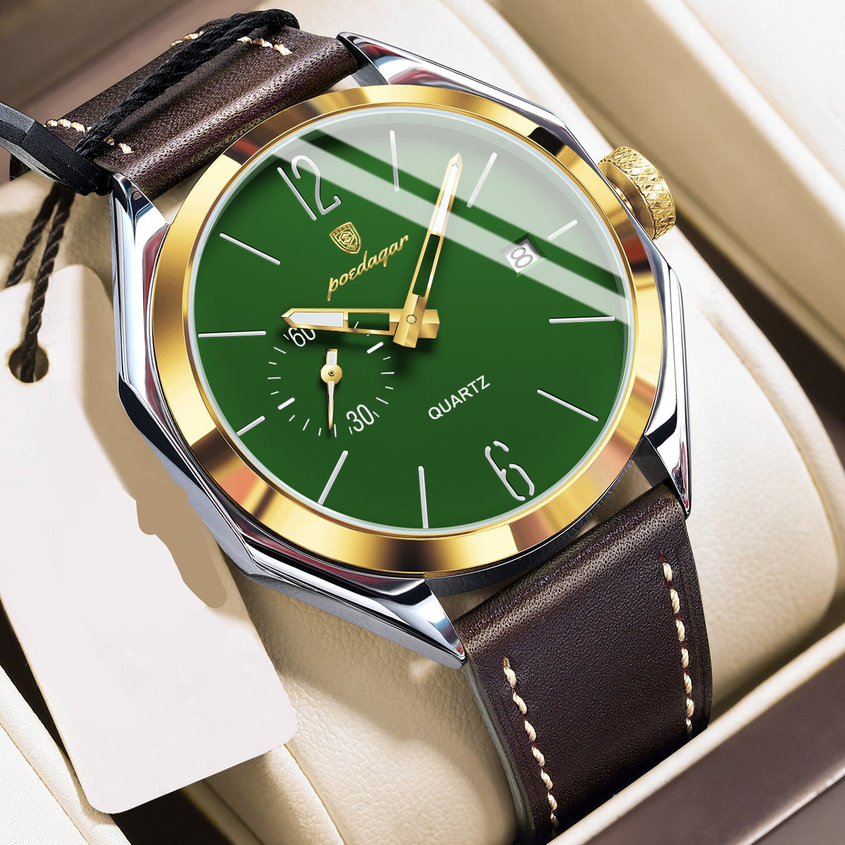 Elegante Herren Quarzuhr – Klassische Edelstahl Armbanduhr – no. 5318 - PITANI