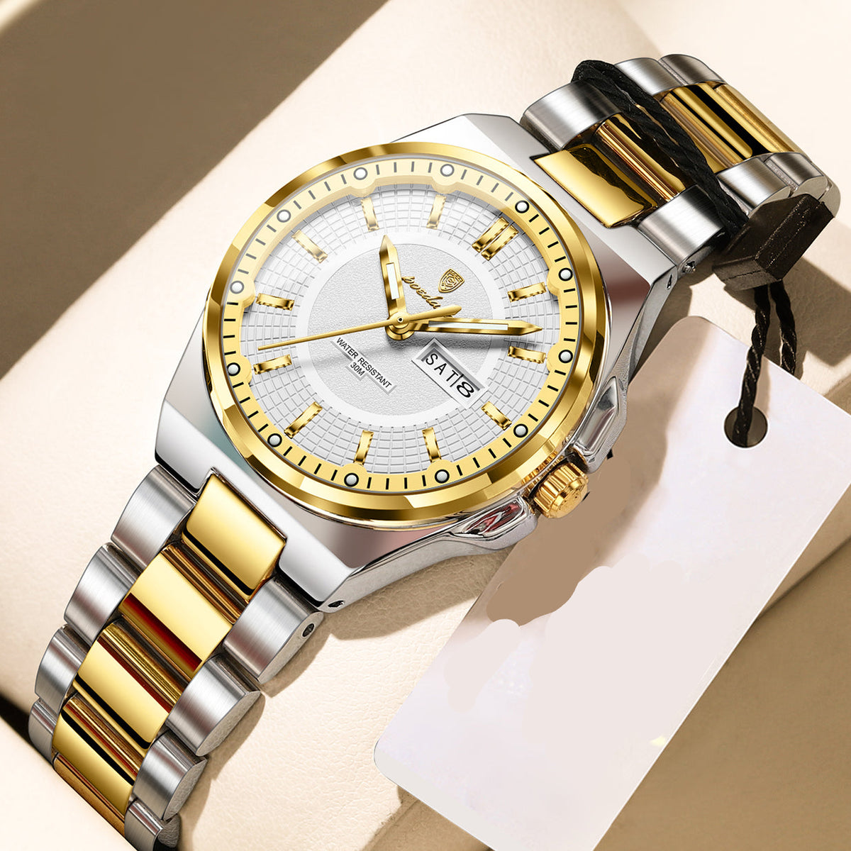 Elegante Damen Quarzarmbanduhr mit Datum & Wochentagsanzeige Armbanduhr no.3285 - PITANI