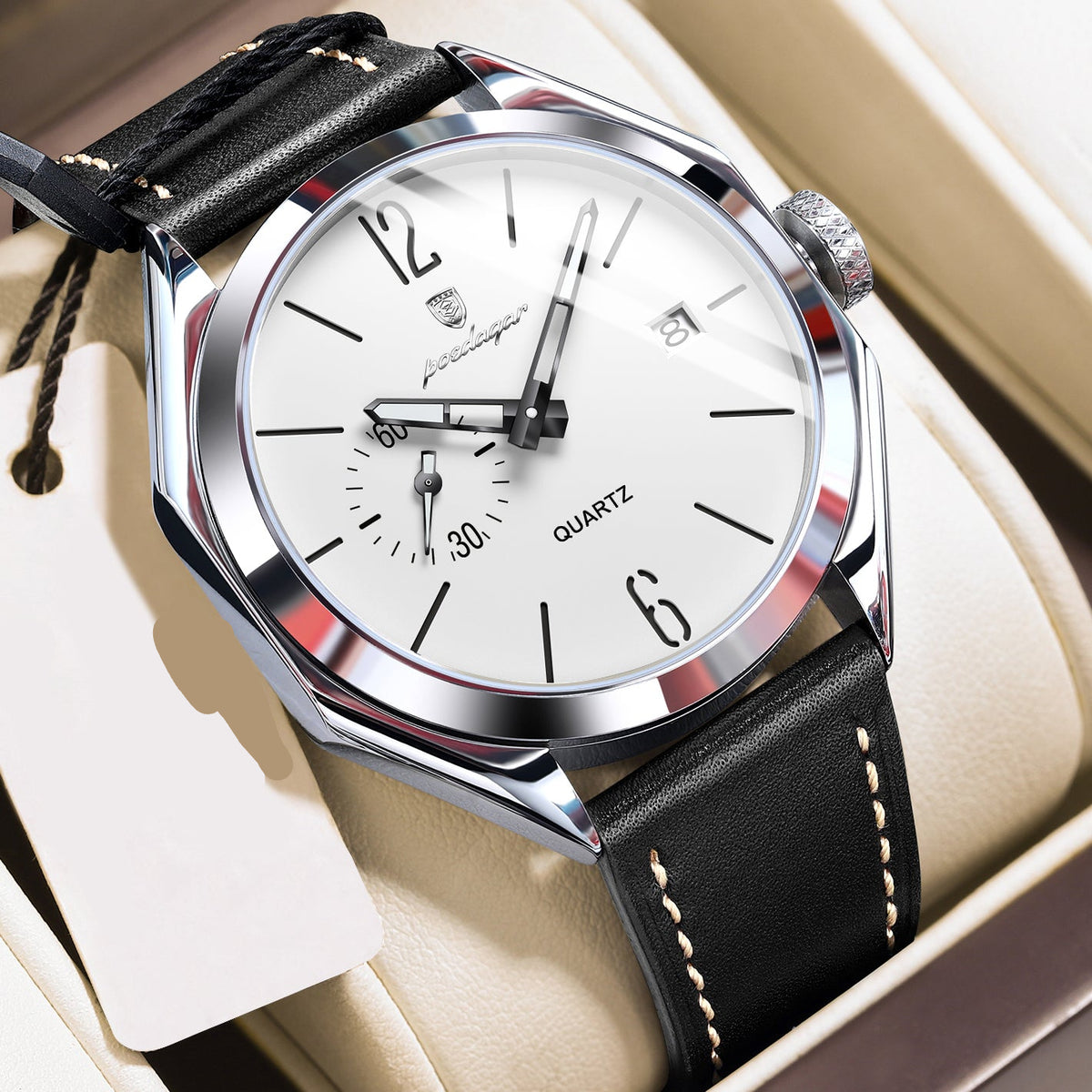Elegante Herren Quarzuhr – Klassische Edelstahl Armbanduhr – no. 5318 - PITANI