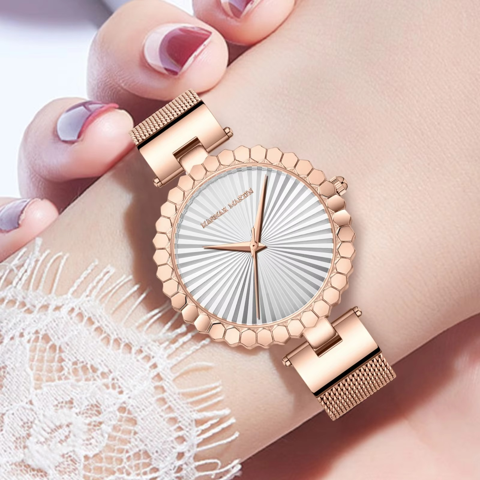 Gestreifte Armbanduhr "Acciaio semplice di alta qualità no.3178" - PITANI